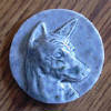 Pin with Basenji Face